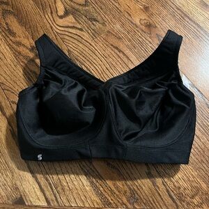 NEW Glamorise |‎ Black Sports Bra 1006 Sz 34DD